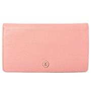 Chanel Vintage Pre-owned Laeder plnbcker Pink, Dam