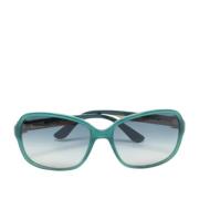 Salvatore Ferragamo Pre-owned Pre-owned Acetat solglasgon Green, Dam