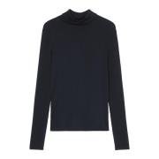 Marc O'Polo Turtleneck sweater slim Blue, Dam