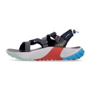 Nike Justera Rem Sandal Svart/Grön/Gatsten Black, Herr