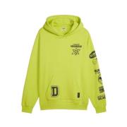 Puma Dexter's Laboratory Hoodie i Lime Green, Herr