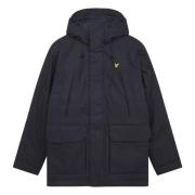 Lyle & Scott Microfleece Parka 2.0 Blue, Herr