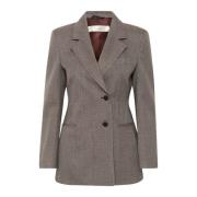 InWear Brun Puce Blazer Jacka Klassisk Feminin Brown, Dam