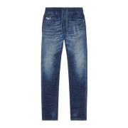 Diesel Denim Jeans Ss24 Herrmode Blue, Herr