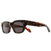 Cutler And Gross Klassiska Svarta Acetat Solglasögon Brown, Unisex