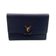 Louis Vuitton Vintage Pre-owned Laeder plnbcker Blue, Dam