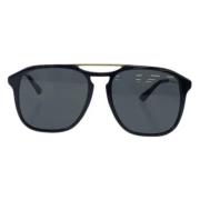 Gucci Vintage Pre-owned Plast solglasgon Black, Dam