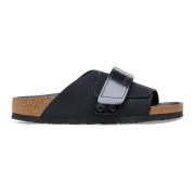 Birkenstock Svart Nubuck Kyoto Sandaler Black, Dam