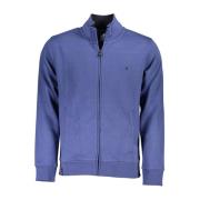 U.s. Polo Assn. Blå Broderad Zip-Up Tröja Blue, Herr