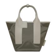 Furla Piuma Tote Bag Gray, Dam