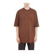 Rick Owens Jumbo Kortärmad T-shirt Brown, Herr