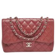 Chanel Vintage Pre-owned Laeder chanel-vskor Red, Dam