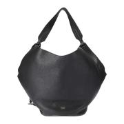 Khaite Scarf-inspirerad Lättvikts Tote Bag Black, Dam