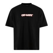 Off White Rund Logo Skate Tee Black, Herr