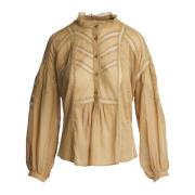 Isabel Marant Étoile Gelma Top Beige, Dam