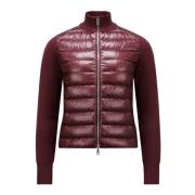 Moncler Snygg Stickad Cardigan för Kvinnor Red, Dam