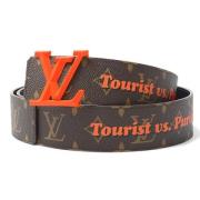 Louis Vuitton Vintage Pre-owned Canvas skrp Orange, Herr