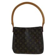 Louis Vuitton Vintage Pre-owned Canvas louis-vuitton-vskor Brown, Dam