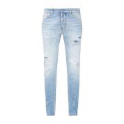 Dsquared2 Denim Jeans med Förstört Effekt Blue, Herr