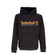 Timberland Vintage Svart Hoodie med 1973 Logo Black, Herr