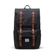 Herschel Svart Mid Ryggsäck med Laptopficka Black, Unisex