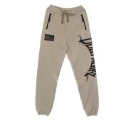 Dolly Noire Lättvikts Herr 3D Bokstav Sweatpants Gray, Herr