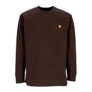 Carhartt Wip Långärmad Amerikansk Skrift T-shirt Brown, Herr