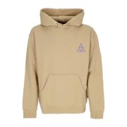 HUF Triple Triangle Hoodie Oatmeal Beige, Herr