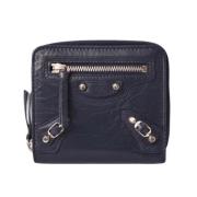 Balenciaga Vintage Pre-owned Laeder plnbcker Blue, Dam