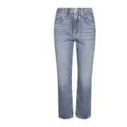 Agolde Stiliga Denim Jeans Blue, Dam