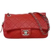 Chanel Vintage Pre-owned Laeder chanel-vskor Red, Dam