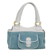 Celine Vintage Pre-owned Mocka celine-vskor Blue, Dam