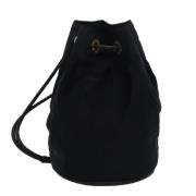 Celine Vintage Pre-owned Nylon celine-vskor Black, Dam