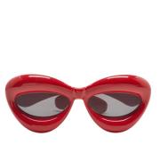 Loewe Pre-owned Pre-owned Acetat solglasgon Red, Dam