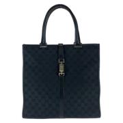 Gucci Vintage Pre-owned Canvas totevskor Black, Dam