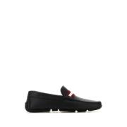 Bally Ivory Leather Perthy Loafers Black, Herr