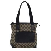 Gucci Vintage Pre-owned Canvas gucci-vskor Blue, Dam