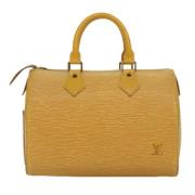 Louis Vuitton Vintage Pre-owned Laeder louis-vuitton-vskor Yellow, Dam