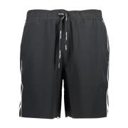 Calvin Klein Sportiga Svarta Herrshorts med Elastisk Midja Black, Herr