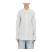 Dsquared2 Slim Fit Bomullsskjorta White, Dam