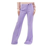 Hugo Boss Lila Wide Leg Byxor Purple, Dam