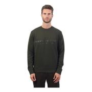 Armani Exchange Grön Tröja French Terry Stretch Green, Herr