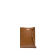 Jil Sander Brun Läder Crossbody Väska Brown, Dam