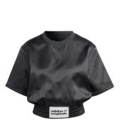 Adidas Satin T-shirt Black, Dam