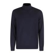 Fay Stilig Pullover för en Chic Look Blue, Herr