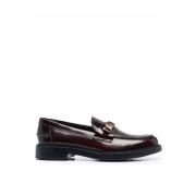 Tod's Stiliga Loafers med Unik Design Brown, Dam