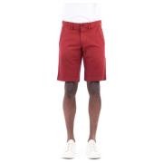 Mason's Röda Bermuda Shorts Washington Modell Red, Herr