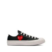 Comme des Garçons Play Canvas Heart Sneakers Svart Black, Herr