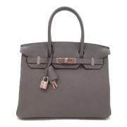 Hermès Vintage Pre-owned Laeder handvskor Gray, Dam