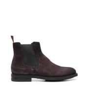 Santoni Chelsea Boots i mocka Gray, Herr